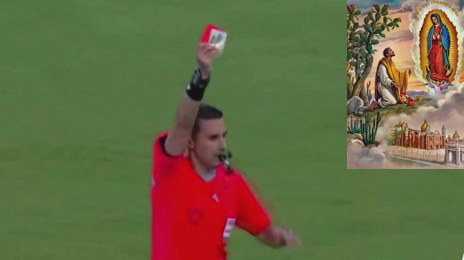 César Ramos Saca Tarjeta ¡De la Virgen de Guadalupe!