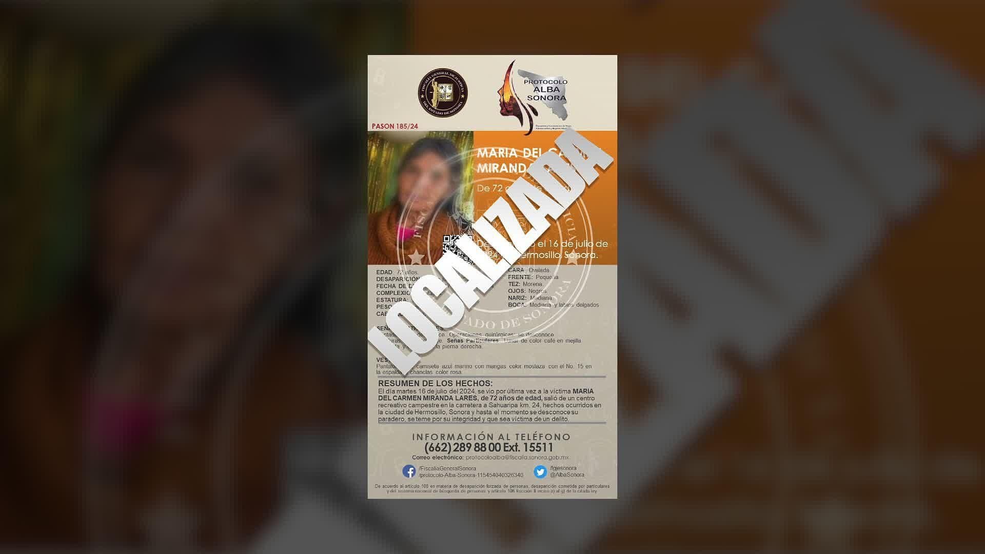 Hallan Sin Vida a Abuelita Reportada como Extraviada en Paseo Campestre