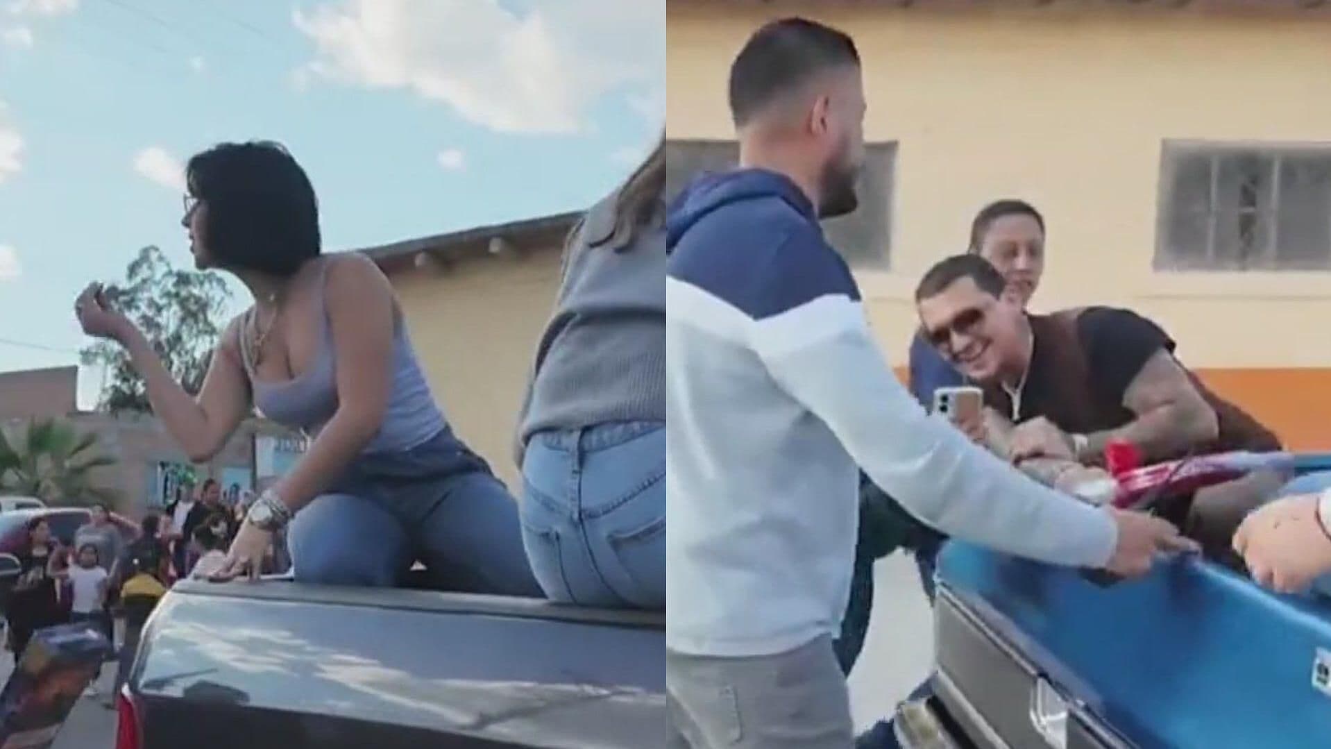 VIDEO: Ángela Aguilar y Christian Nodal Regalan Juguetes en Zacatecas