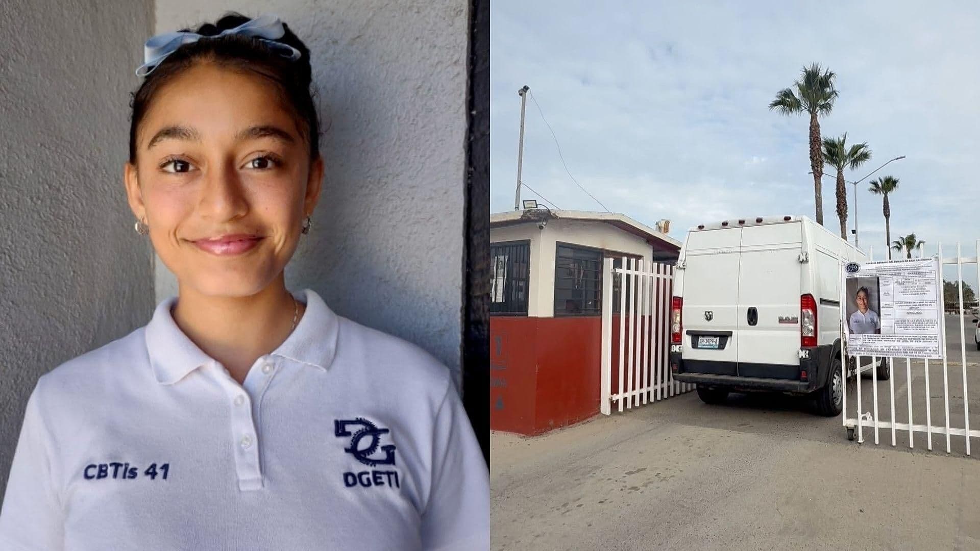 Comunidad del Cbtis 41 Se Suma a Búsqueda de Victoria Michel Méndez en Ensenada