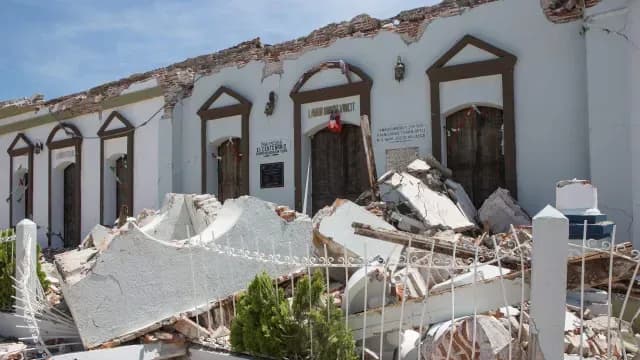 Decenas de hogares destruidos en Asunción Ixtaltepec, 7 de septiembre 2017. Foto: Cuartoscuro